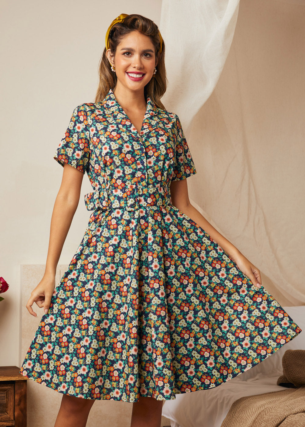 Rustic Elegance Casual Dress