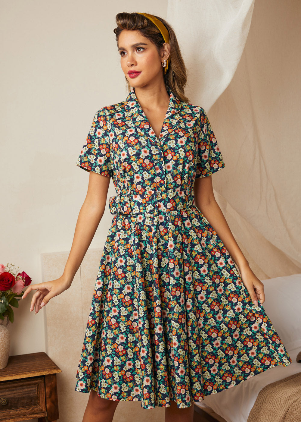 Rustic Elegance Casual Dress