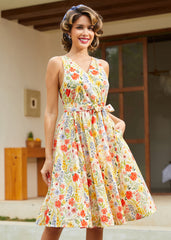 Instant Energy Faux-Wrap Dress