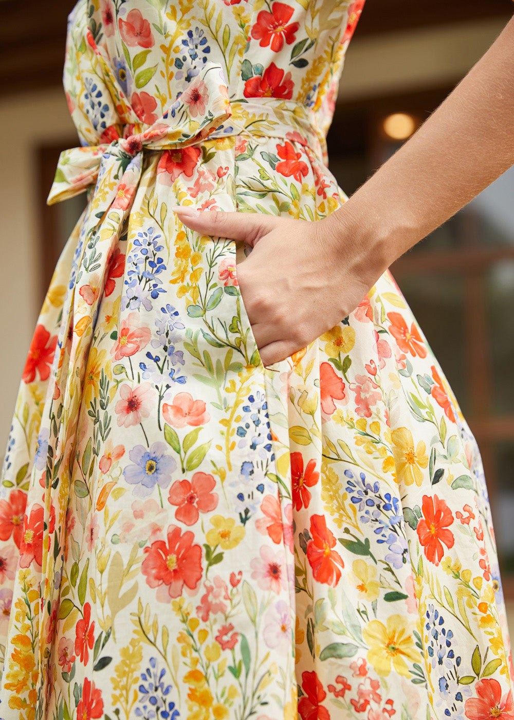 Instant Energy Faux-Wrap Dress