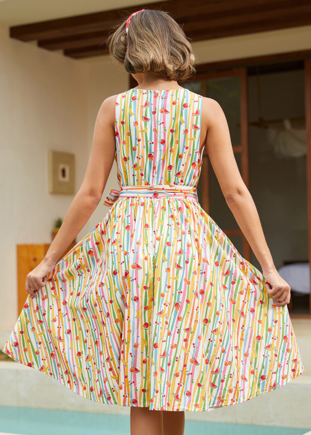 Instant Energy Faux-Wrap Dress