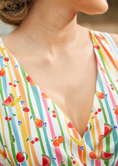 Instant Energy Faux-Wrap Dress