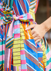 Instant Energy Faux-Wrap Dress