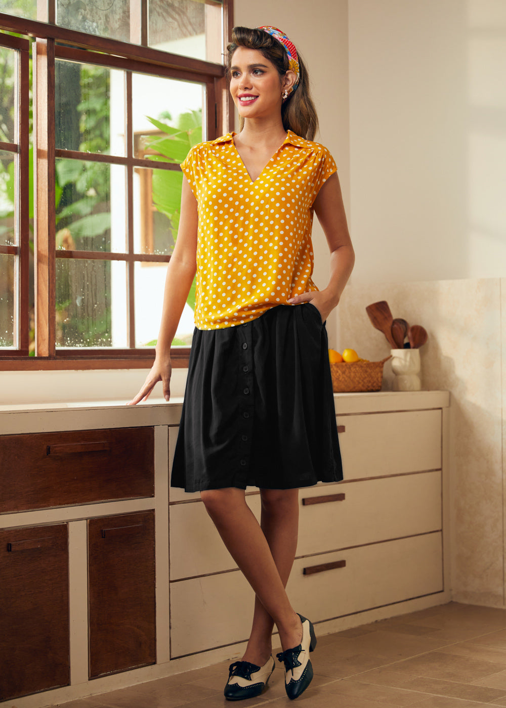 Glad You Collared Blouse