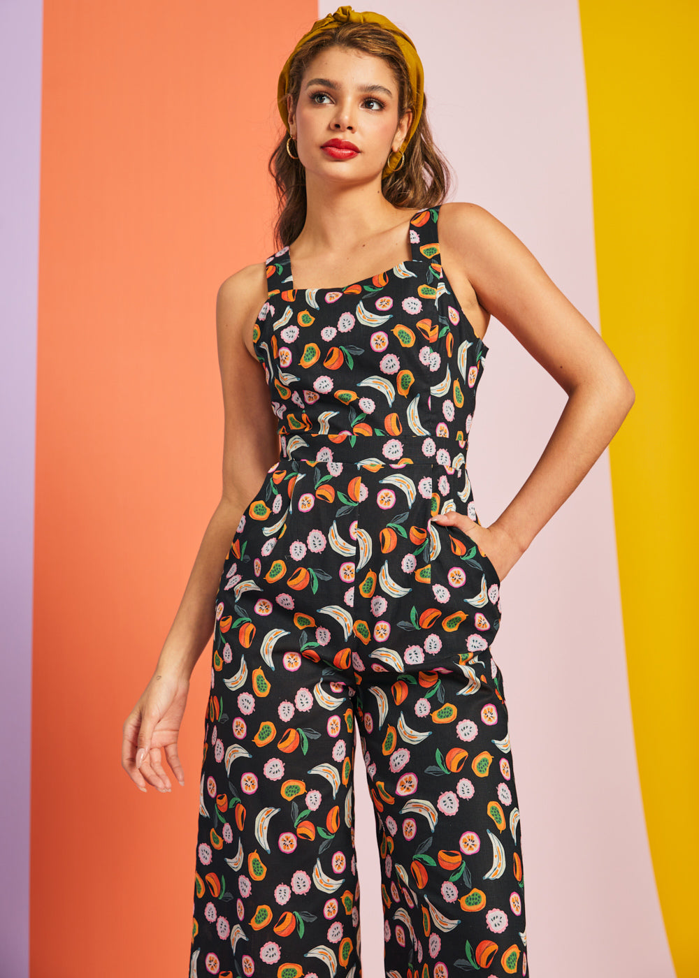 A Playful Bouquet Jumpsuit