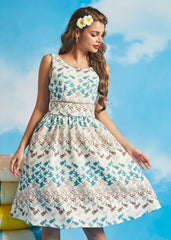 Ocean Air Fit & Flare Dress