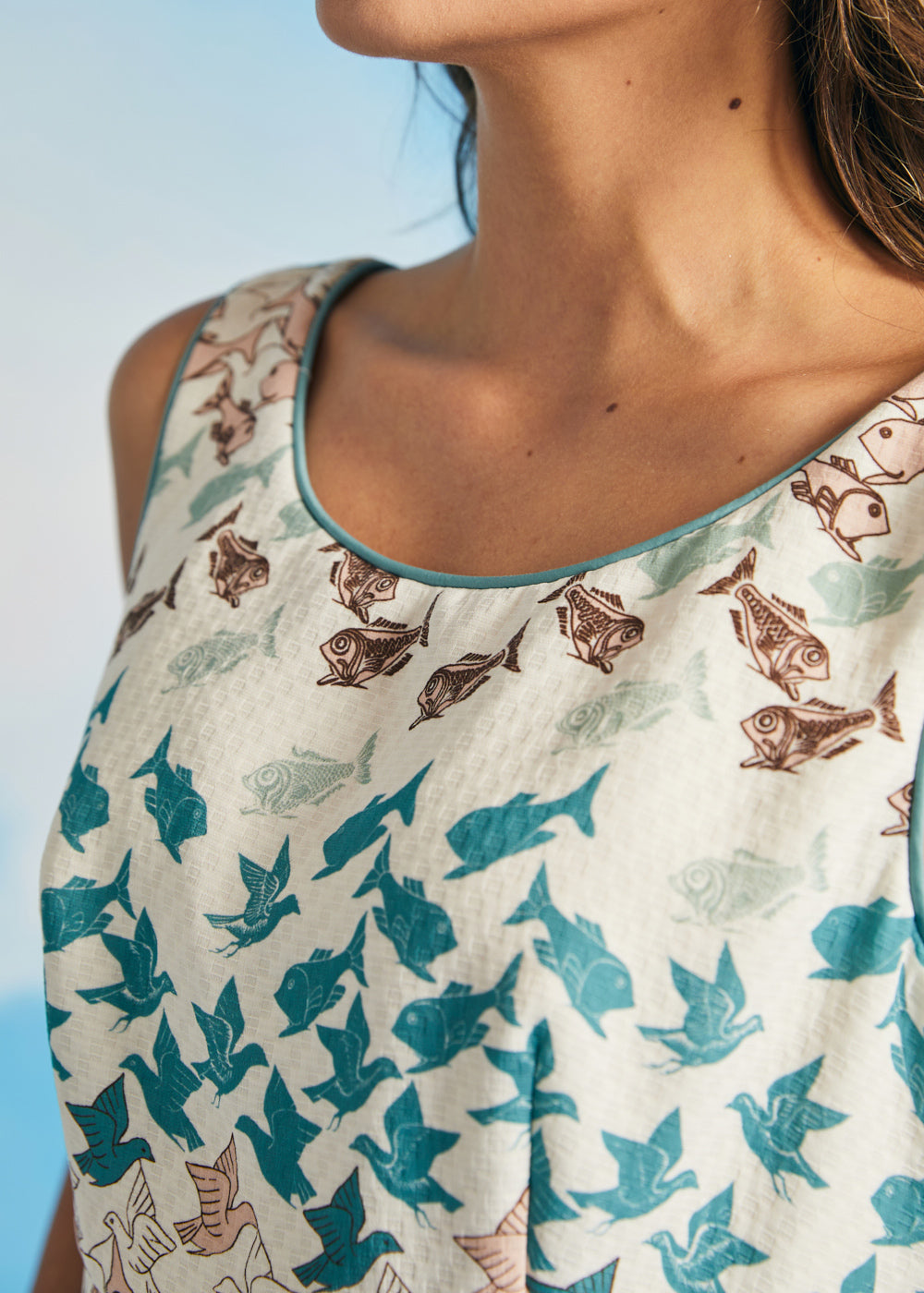 Ocean Air Fit & Flare Dress