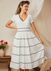 The Trim & Proper Midi Dress