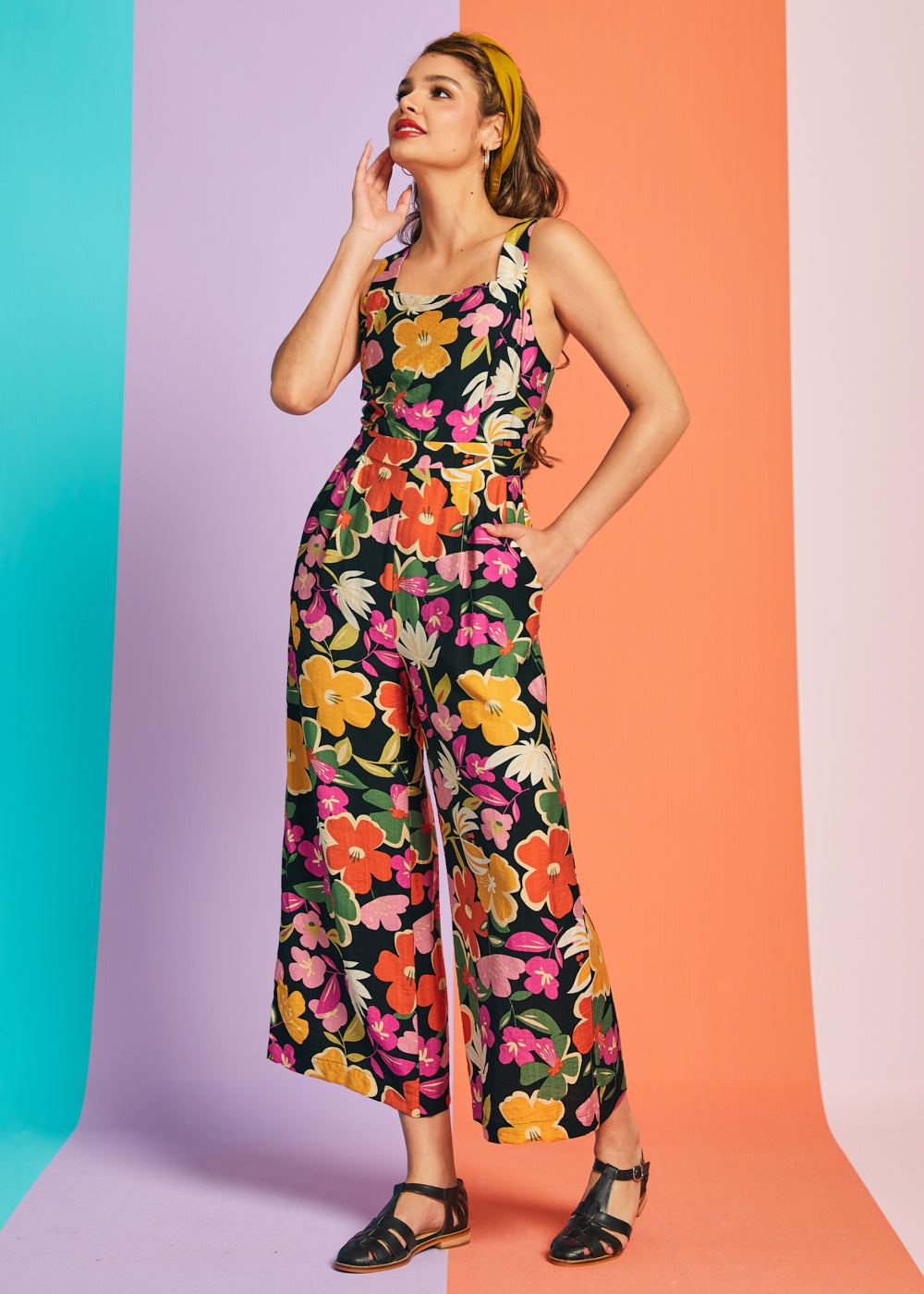 A Playful Bouquet Jumpsuit