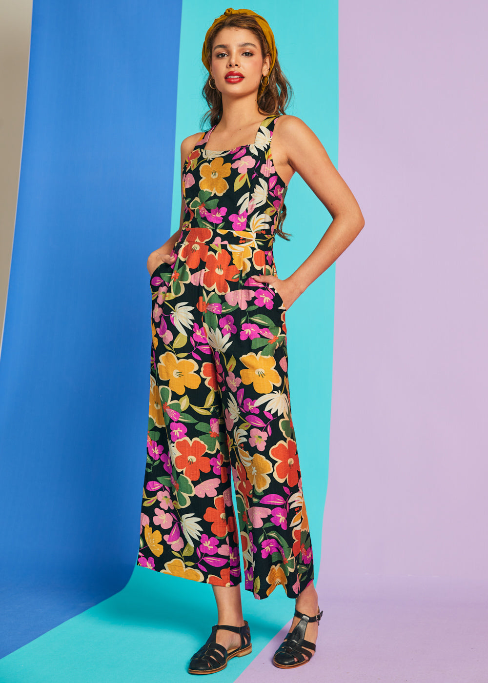 A Playful Bouquet Jumpsuit