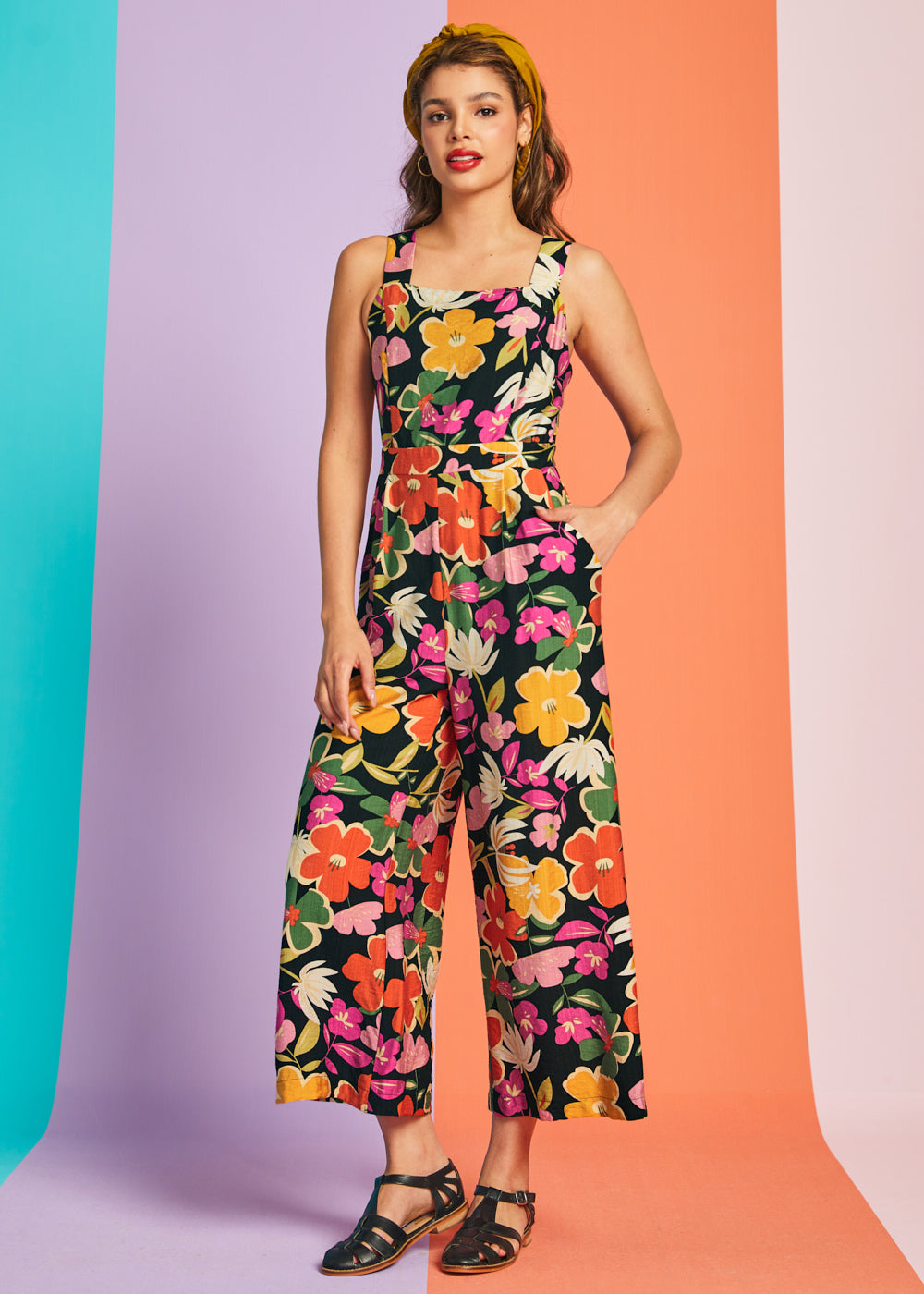 A Playful Bouquet Jumpsuit