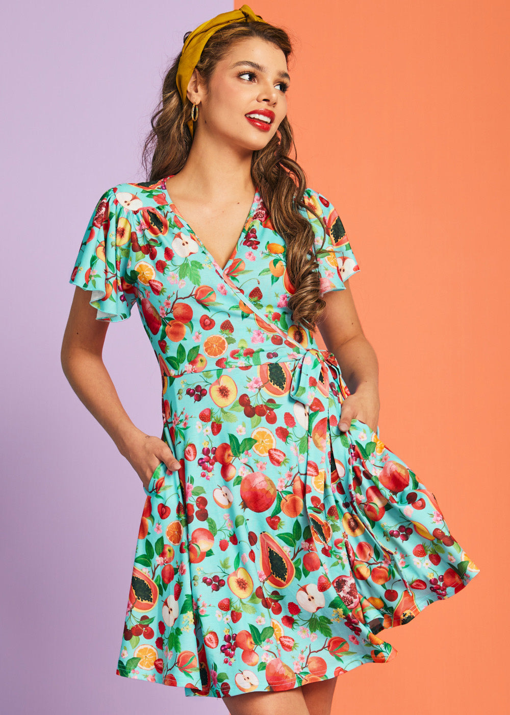 Vintage Vogue Mini Cape Dress