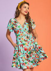 Vintage Vogue Mini Cape Dress