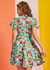 Vintage Vogue Mini Cape Dress