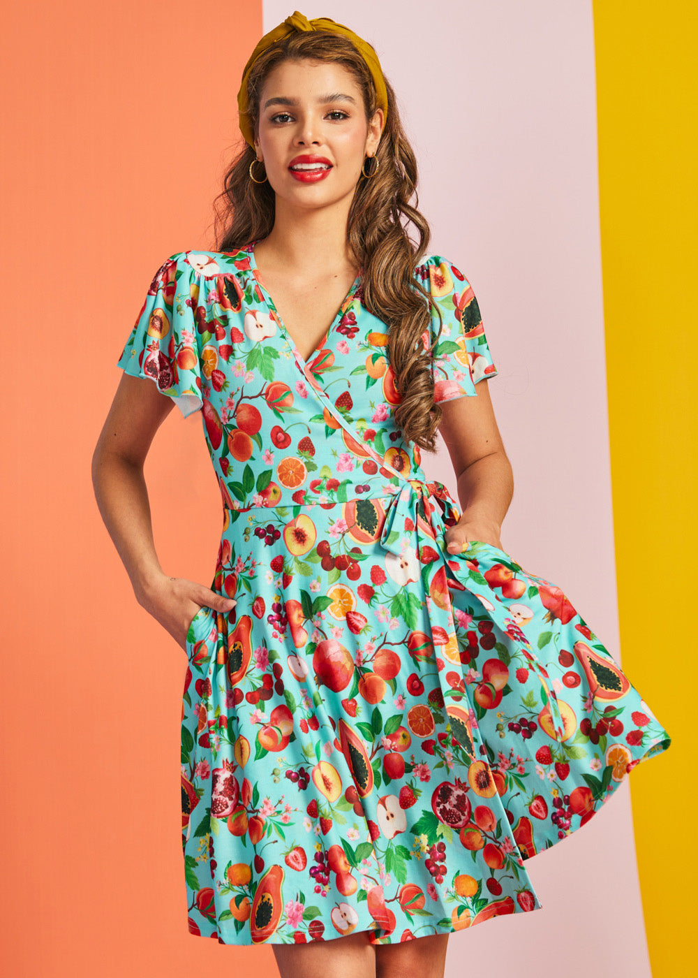 Vintage Vogue Mini Cape Dress