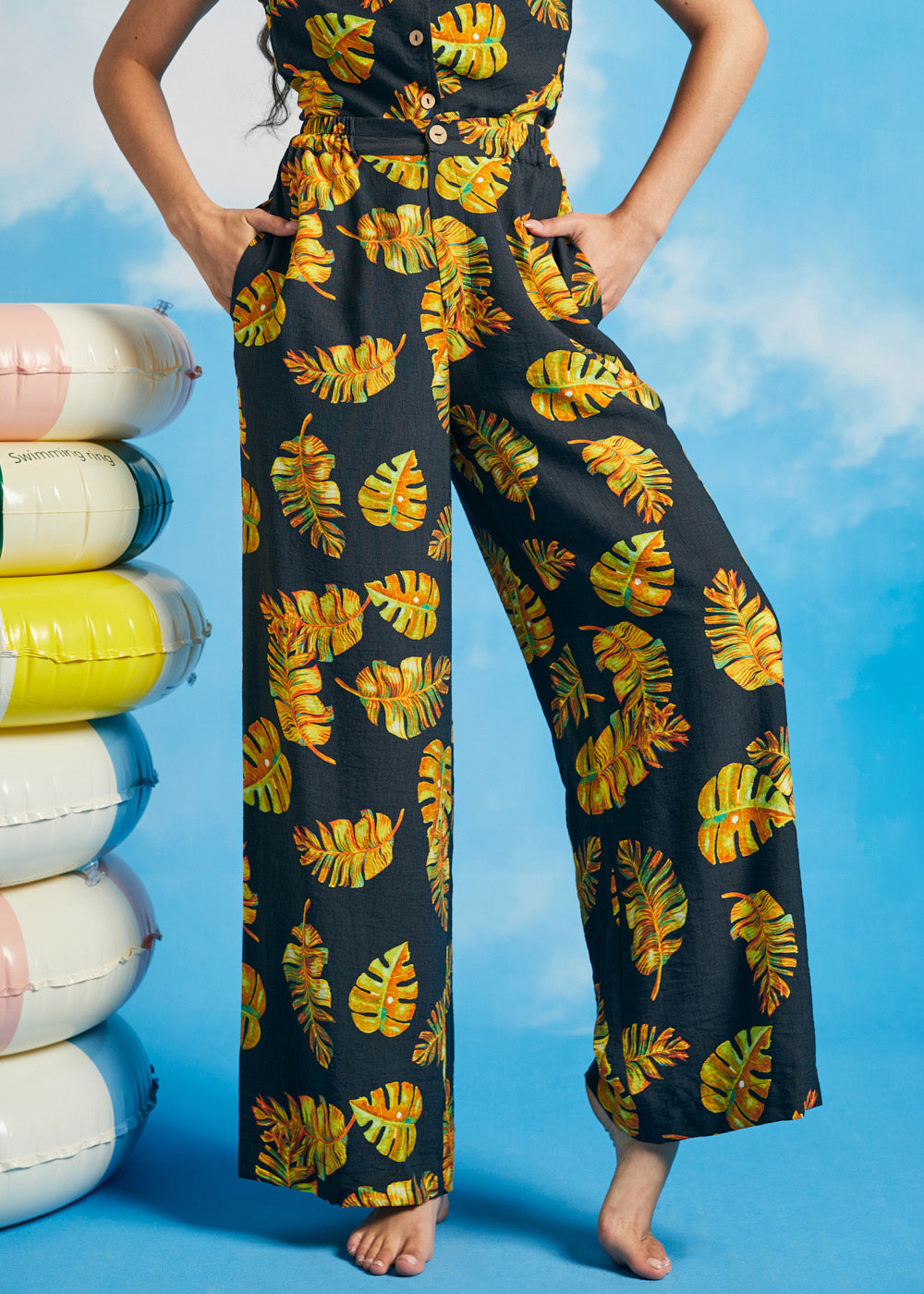 Whispers in the Garden Palazzo Pants