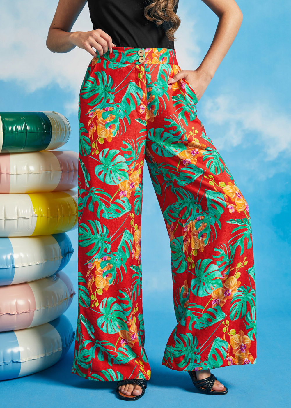 The Sunset Bloom Trouser