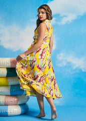 Sunlit Stroll Wrap Dress