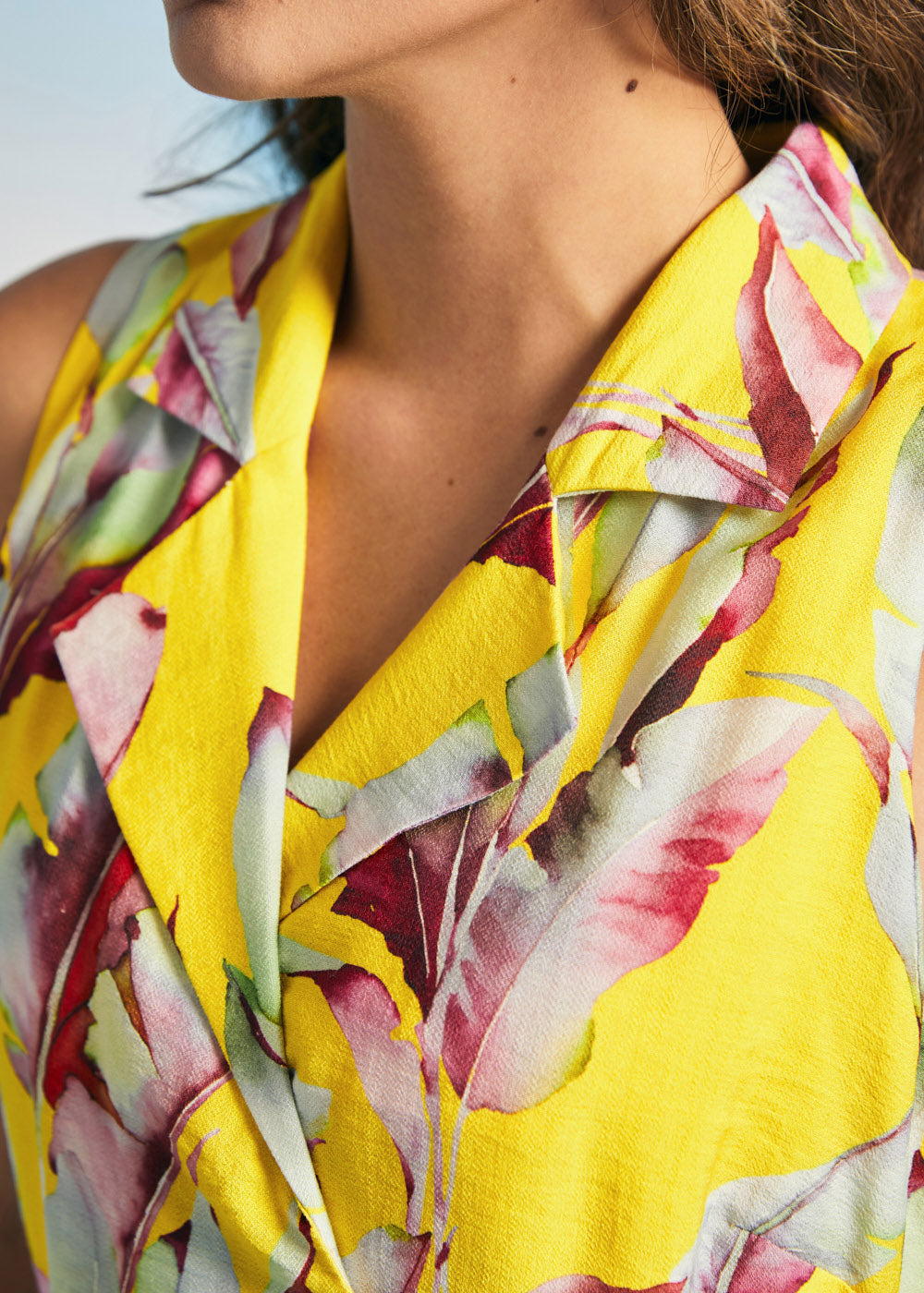 Sunlit Stroll Wrap Dress