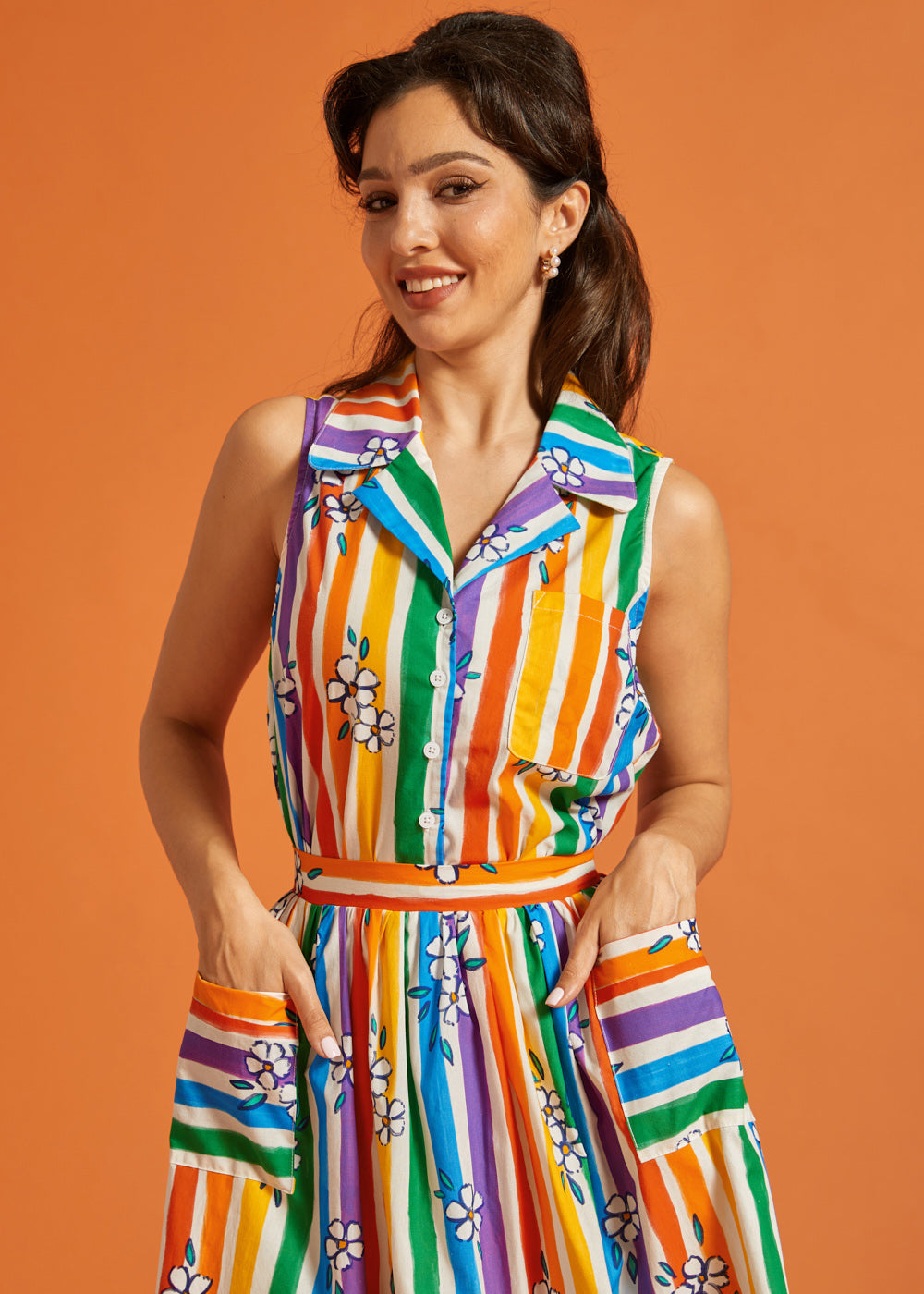ModCloth x Tamara Arcilla | Spotlight Spark Sleeveless Shirt