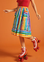 ModCloth x Tamara Arcilla | Mixed Signals Dirndl Skirt