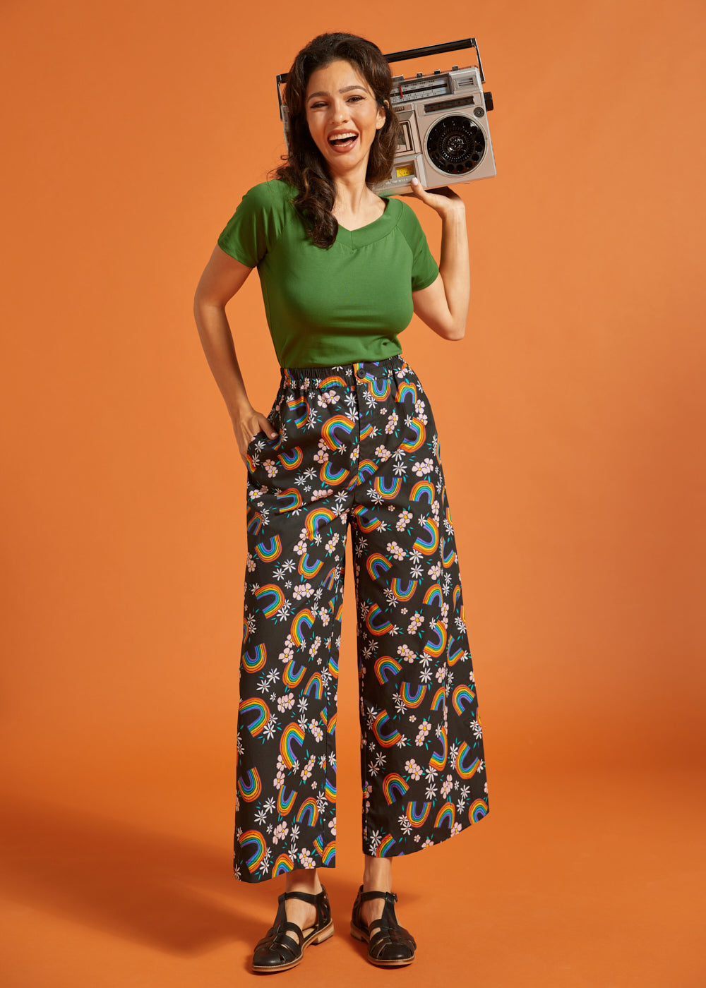 ModCloth x Tamara Arcilla | Day Trip Drifters Palazzo Pant