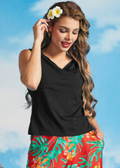 The Getaway Grace Notch Neck Tee
