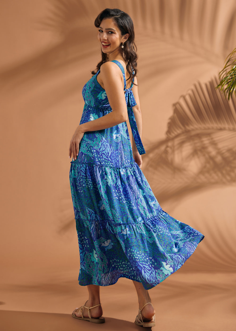 Sun-Kissed & Tiered Maxi Dress