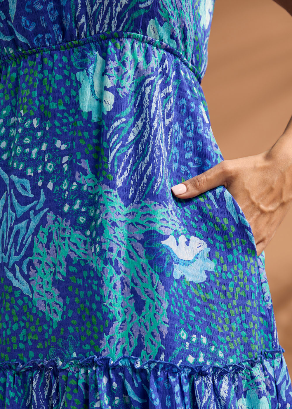 Sun-Kissed & Tiered Maxi Dress