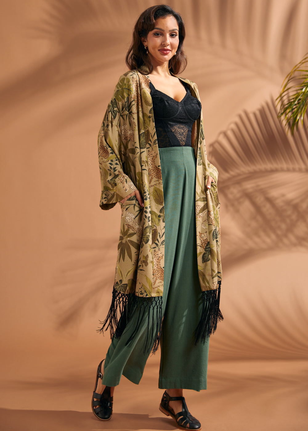 After Hours Open Front Caftan