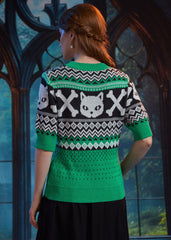 Midnight Familiar Fair Isle Sweater