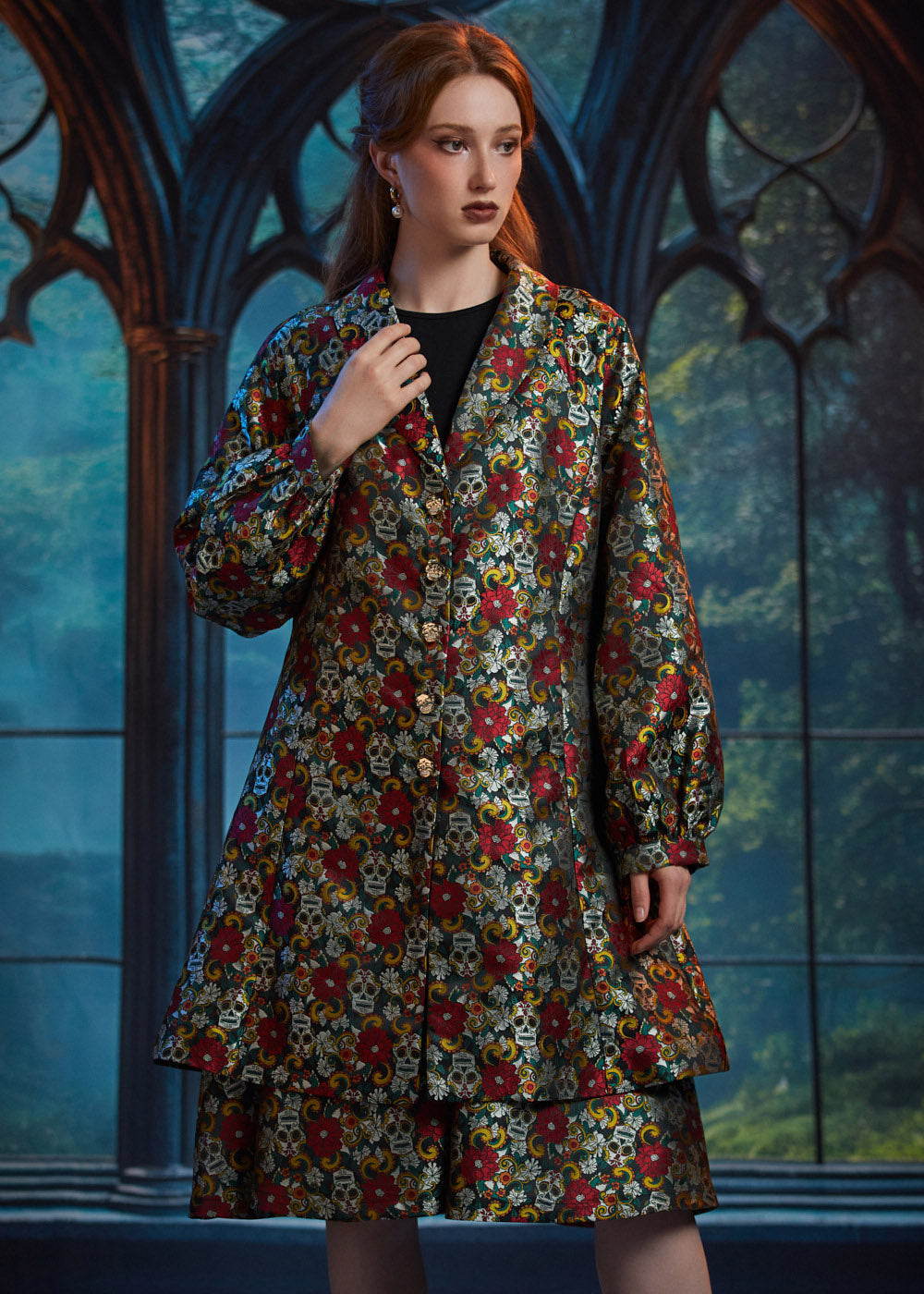 Midnight Soirée Dress Coat