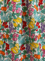 50s Style Cotton Midi Swing Dress - Farmer's Market