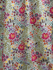 Retro Fit & Flare Dress Floral Cats