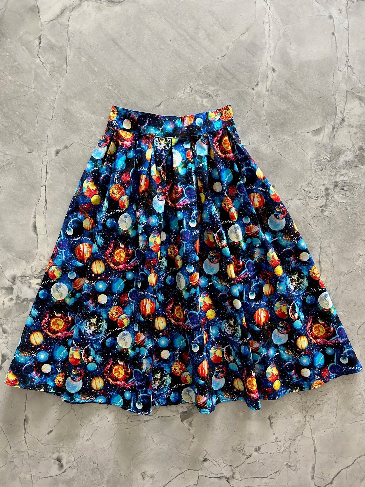Doris 100% Cotton Skirt - Space