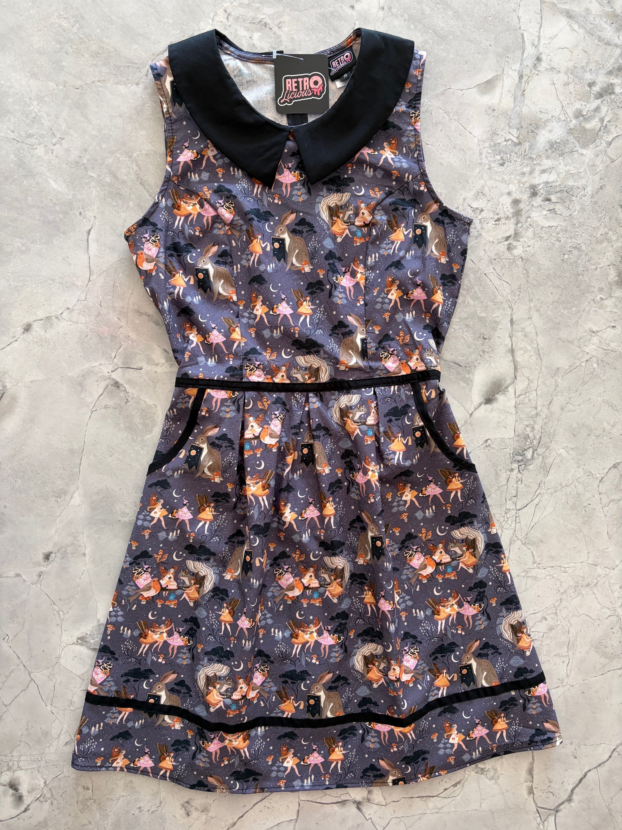 Retro Mod Collared Dress Fairies