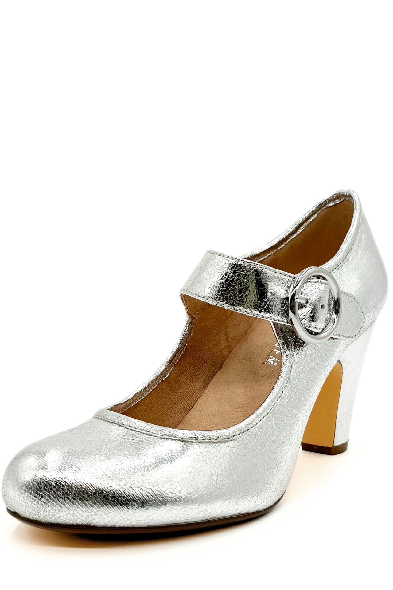 Madeline Metallic Mary Jane Heels