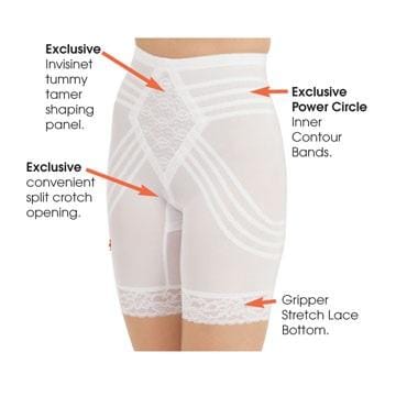 Power Mesh Fabric Waistline Thigh Slimmer | Firm to Extra Firm Support | Style 679