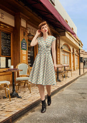Greta Surplice Dress Squiggly