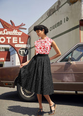 Vintage Style Bow Top in XOXO