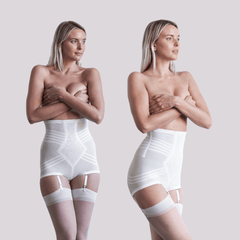 High Waist Panty Girdle with Detachable Garters, Firm Shaping | Style 6109