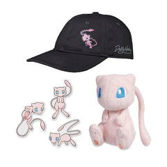 Mew Plush, Hat & Stickers Bundle