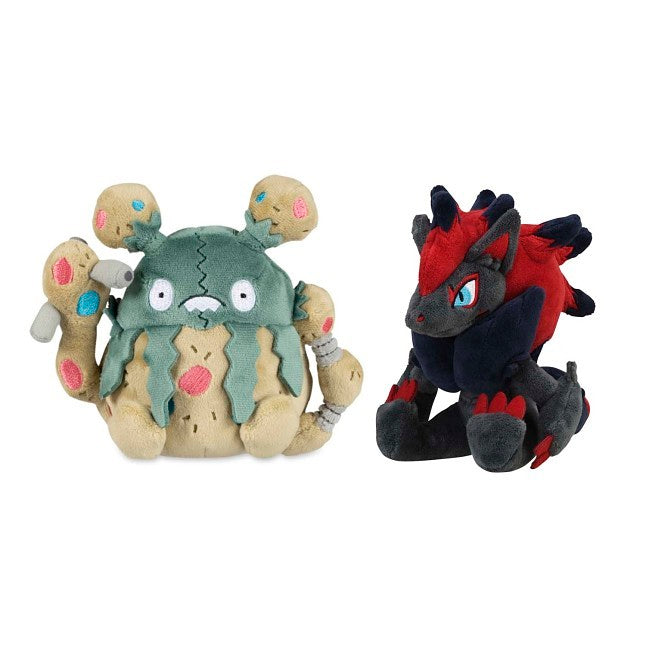 Garbodor & Zoroark Sitting Cuties Plush Bundle