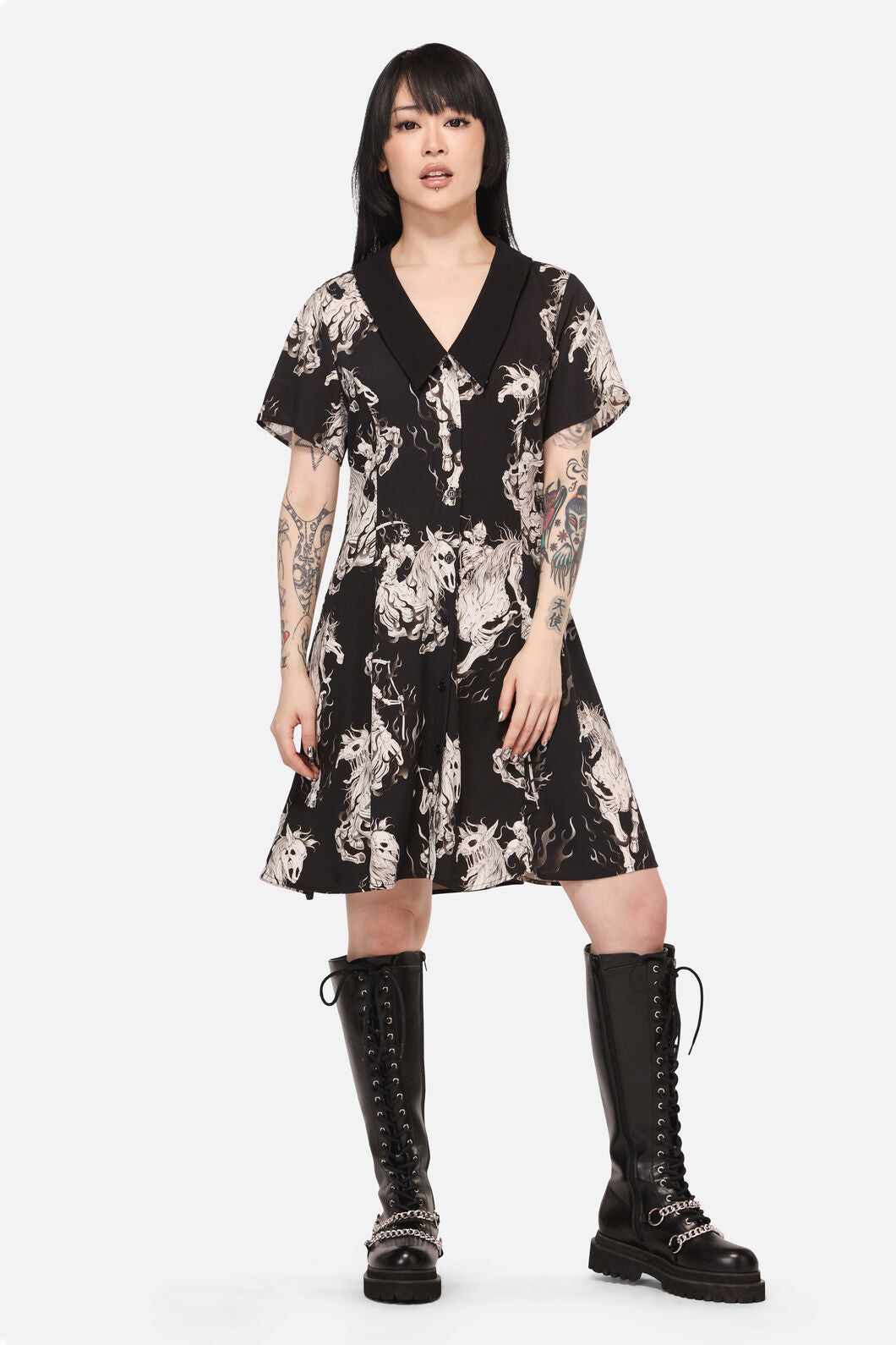 Apocalypse Goth Mini Dress