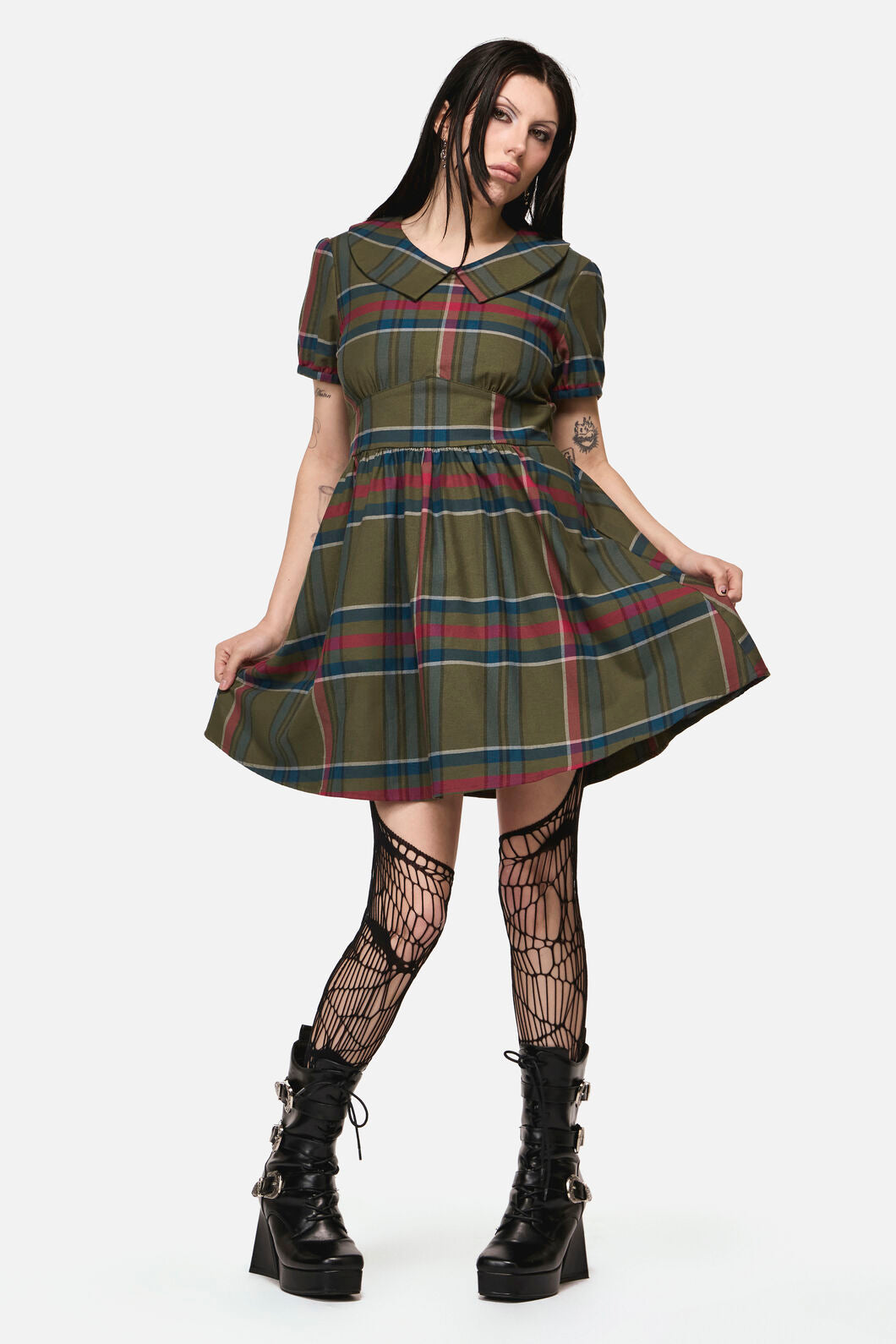 Harbinger Goth Mini Dress