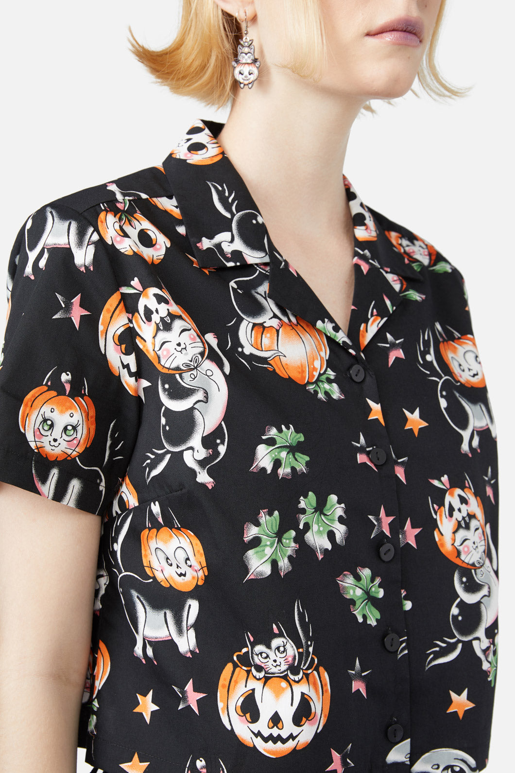 Pumpkin Patch Kitty Blouse