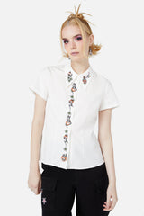 Butternut Embroidered Blouse