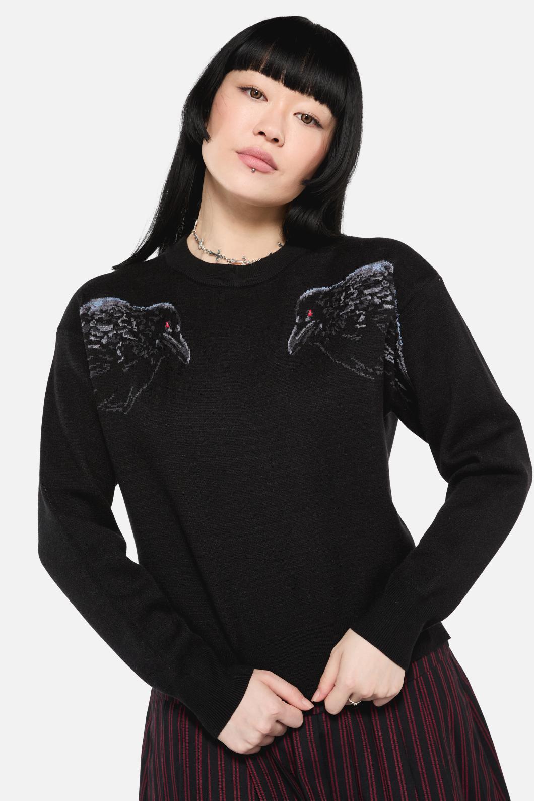 Apollo Crow Knit Sweater