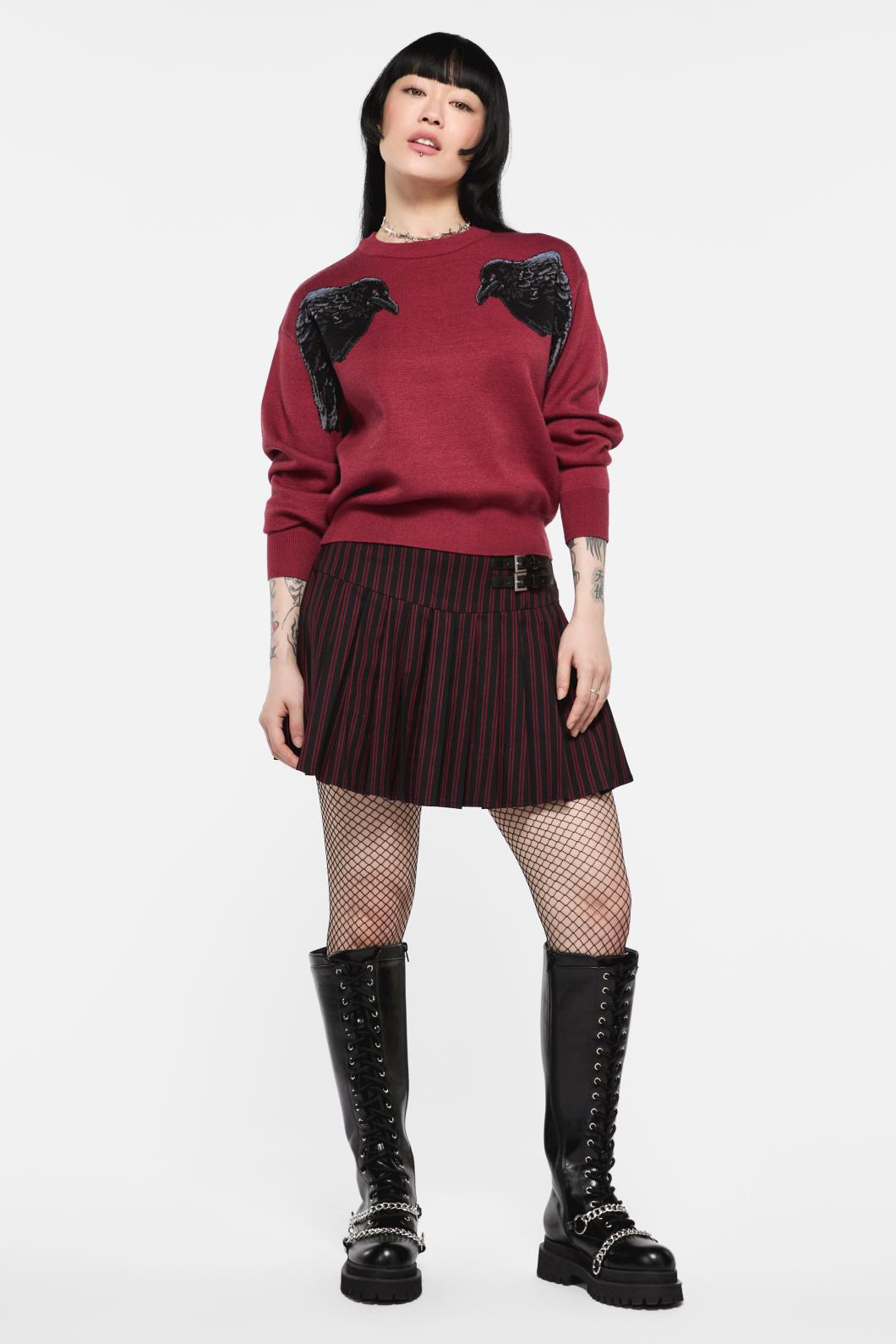Apollo Crow Knit Sweater