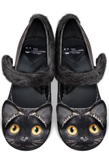 Chocolaticas® Mid Heels Chat Noir Women's Mary Jane Pump
